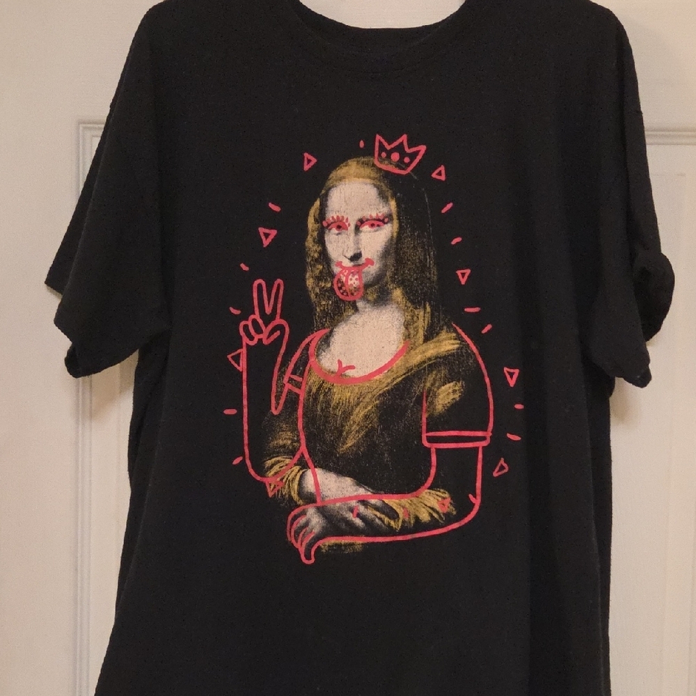 Brisco Black Graphic T-Shirt Xl Size